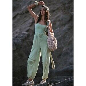 NWT Free People Movement x Inbound Onesie “Pistachio” M